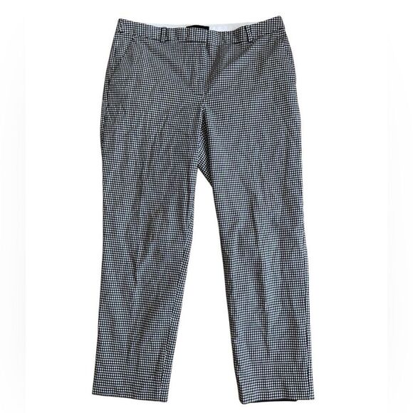 Talbots Women's Slim Crop Pant - Gingham Size 8 - Picture 3 of 6